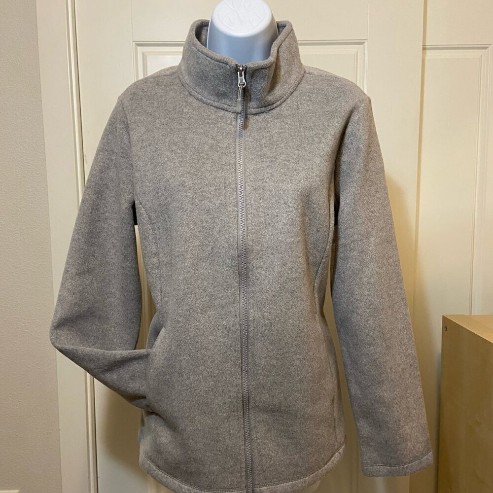 32 Degrees HEAT Full-Zip Fleece Jacket NWOT – Light Gray – Size M